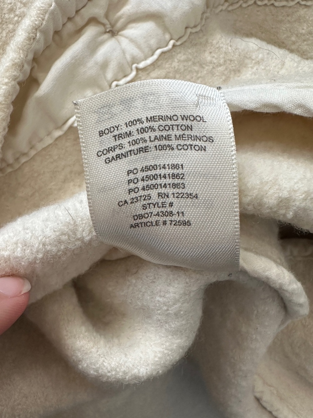 Wilfred Free Oatmeal Wool Shacket | 100% Merino Wool | Aritizia Size S - Picture 10 of 11